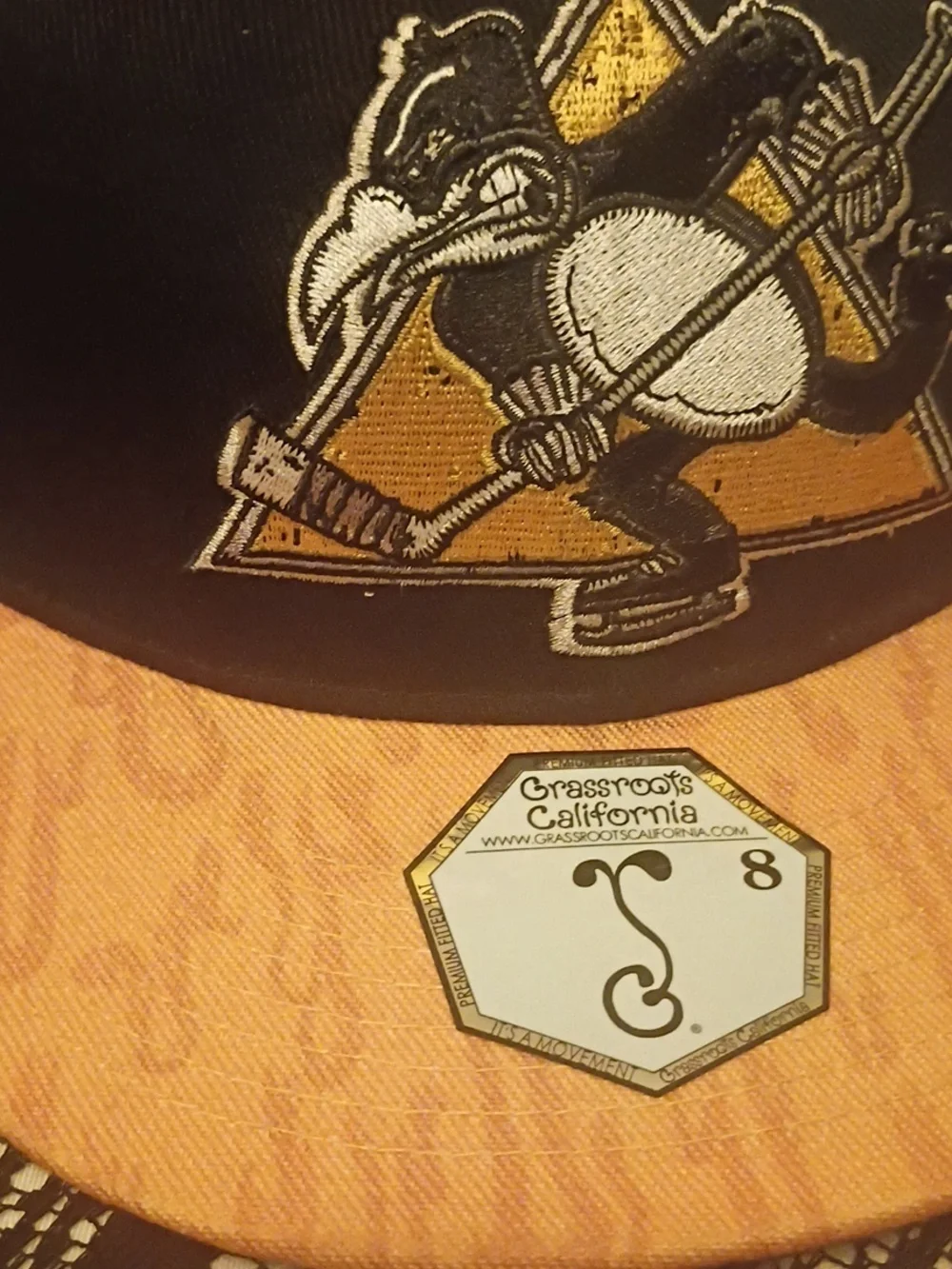 Pittsburgh Penguins Limited Edition Grassroots California Fitted Flat Brim Hat